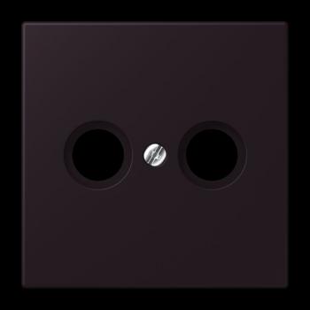 Jung Abdeckung für Antennendosen, Thermoplast lackiert, Serie LS, noir d'ivoire LC990TV248