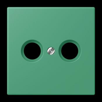 Jung Abdeckung für Antennendosen, Thermoplast lackiert, Serie LS, vert 59 LC990TV250