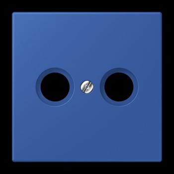 Jung Abdeckung für Antennendosen, Thermoplast lackiert, Serie LS, bleu outremer 59 LC990TV253
