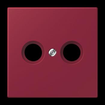 Jung Abdeckung für Antennendosen, Thermoplast lackiert, Serie LS, le rubis LC990TV255
