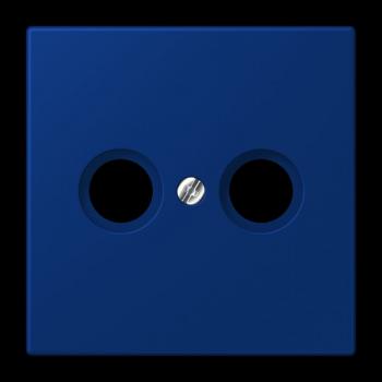 Jung Abdeckung für Antennendosen, Thermoplast lackiert, Serie LS, bleu outremer foncé LC990TV261