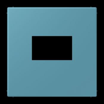 Jung Abdeckung für USB-Ladegerät, (gerastet), Serie LS, céruléen vif LC1969USB212