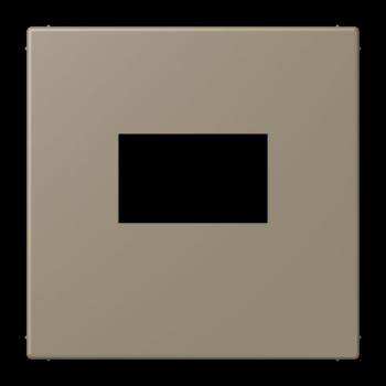 Jung Abdeckung für USB-Ladegerät, (gerastet), Serie LS, ombre naturelle moyenne LC1969USB242