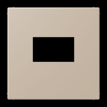 Jung Abdeckung für USB-Ladegerät, (gerastet), Serie LS, ombre naturelle claire LC1969USB243