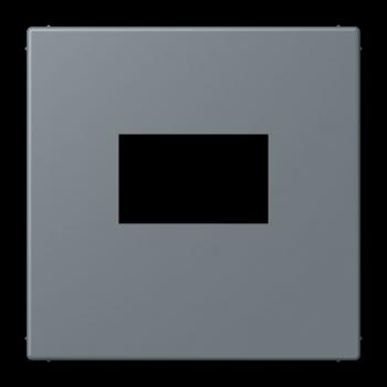 Jung Abdeckung für USB-Ladegerät, (gerastet), Serie LS, gris 59 LC1969USB251