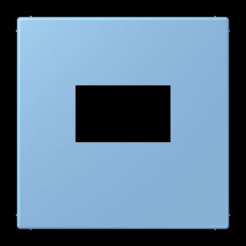 Jung Abdeckung für USB-Ladegerät, (gerastet), Serie LS, bleu céruléen 59 LC1969USB256