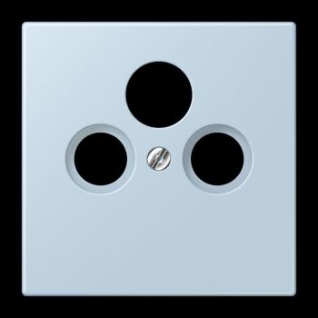 Jung Abdeckung für Universal-Sat/BK-Dosen, Thermoplast lackiert, Serie LS, outremerclair LC990SAT208