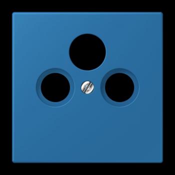 Jung Abdeckung für Universal-Sat/BK-Dosen, Thermoplast lackiert, Serie LS, bleu céruléen 31 LC990SAT211