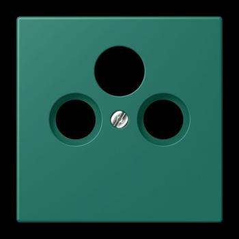 Jung Abdeckung für Universal-Sat/BK-Dosen, Thermoplast lackiert, Serie LS, vert anglais LC990SAT216