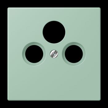 Jung Abdeckung für Universal-Sat/BK-Dosen, Thermoplast lackiert, Serie LS, vert anglais clair LC990SAT217