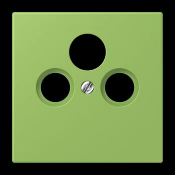 Jung Abdeckung für Universal-Sat/BK-Dosen, Thermoplast lackiert, Serie LS, vert 31 LC990SAT220