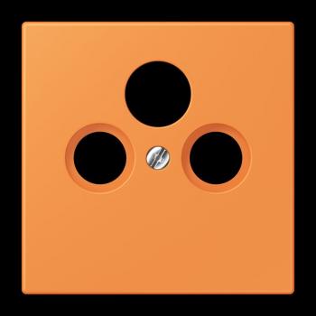 Jung Abdeckung für Universal-Sat/BK-Dosen, Thermoplast lackiert, Serie LS, orange clair LC990SAT225