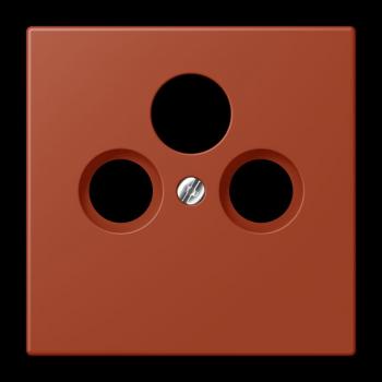 Jung Abdeckung für Universal-Sat/BK-Dosen, Thermoplast lackiert, Serie LS, l'ocre rouge LC990SAT232