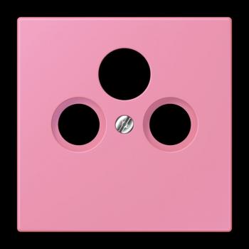Jung Abdeckung für Universal-Sat/BK-Dosen, Thermoplast lackiert, Serie LS, rose vif LC990SAT246