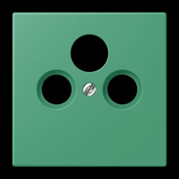 Jung Abdeckung für Universal-Sat/BK-Dosen, Thermoplast lackiert, Serie LS, vert 59 LC990SAT250