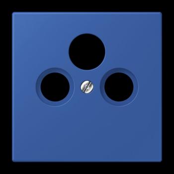 Jung Abdeckung für Universal-Sat/BK-Dosen, Thermoplast lackiert, Serie LS, bleu outremer 59 LC990SAT253