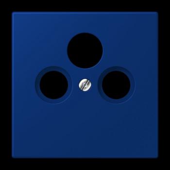 Jung Abdeckung für Universal-Sat/BK-Dosen, Thermoplast lackiert, Serie LS, bleu outremer foncé LC990SAT261