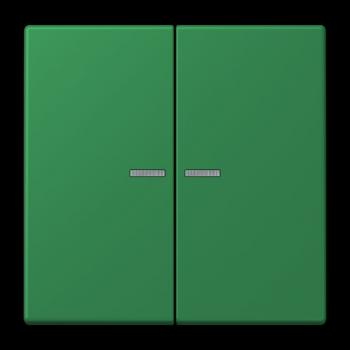 Jung JUNG HOME Taster 2fach, Serie LS, vert foncé BTLC17102219