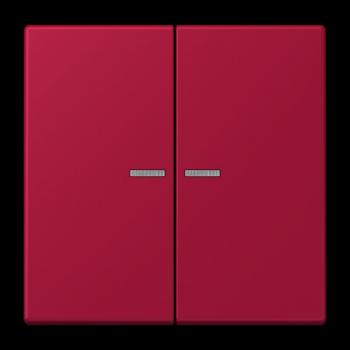 Jung JUNG HOME Taster 2fach, Serie LS, rouge carmin BTLC17102229