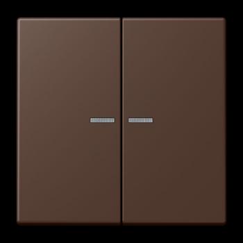 Jung JUNG HOME Taster 2fach, Serie LS, terre d'ombre brûlée 31 BTLC17102239