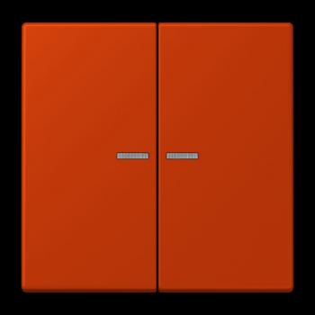 Jung JUNG HOME Taster 2fach, Serie LS, rouge vermillon 59 BTLC17102244