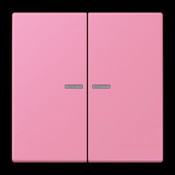 Jung JUNG HOME Taster 2fach, Serie LS, rose vif BTLC17102246