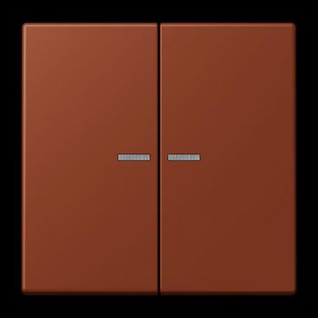 Jung JUNG HOME Taster 2fach, Serie LS, terre sienne brûlée 59 BTLC17102247