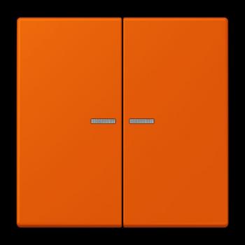 Jung JUNG HOME Taster 2fach, Serie LS, orange vif BTLC17102260