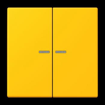 Jung JUNG HOME Taster 2fach, Serie LS, le jaune vif BTLC17102263