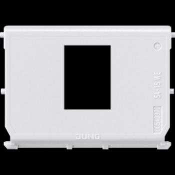 Jung Montage-Einsatz, 1fach, 110 Connect, RJ 45 System, geschirmt 54-15WE