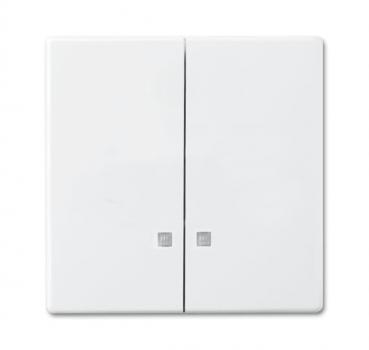 B+J Wippe, studioweiß, future linear, Abdeckungen für Schalter/Taster 1785 K-84