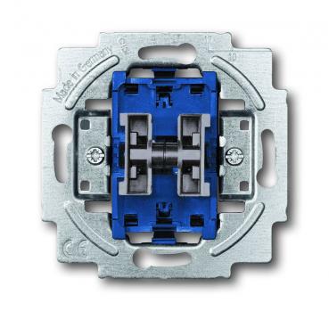 B+J Doppel Wechselschalter 16A  2400/6/6 US-101