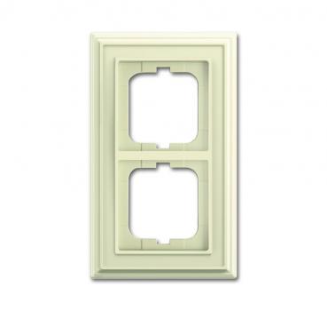 B+J Abdeckrahmen, elfenbeinwei§, Busch-dynasty, Rahmen Busch-dynasty 1722-832