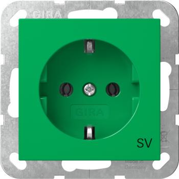 Gira SCHUKO SV System 55 Grün 4188107