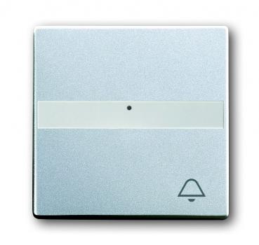 B+J Wippe, alusilber, future linear, Abdeckungen für Schalter/Taster 1764 NLI/KI-83