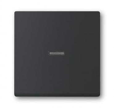 B+J Wippe, schwarz matt, future linear, Abdeckungen für Schalter/Taster 1789 N-885