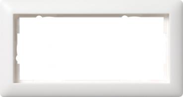 Gira System 55 Abdeckrahmen 2fach ohne Mittelsteg Reinwei§ matt 100204