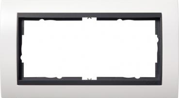 Gira Abd.rahmen 2f o. MS für Anthrazit Gira Event Reinweiß matt 100207