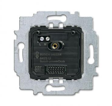 B+J Busch-powerDock Einsatz, USB-Ladeger_te, USB-Ladeger_te 6473 U