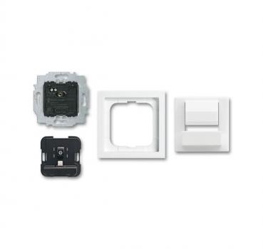 B+J Busch-powerDock Komplettset mit Lightning Anschluss, studiowei§, USB-Ladeger_te, USB-Ladeger_te 6480-84