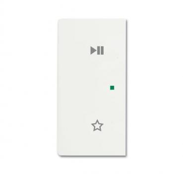 B+J Wippe, studiowei§ matt, Busch-free@home, Abdeckungen 6237-21-884