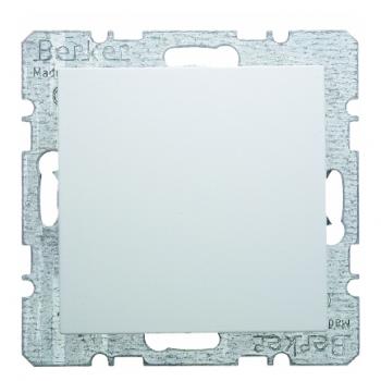 Berker S.1/B.3/B.7 Blindplatte polarwei§, matt 10091909