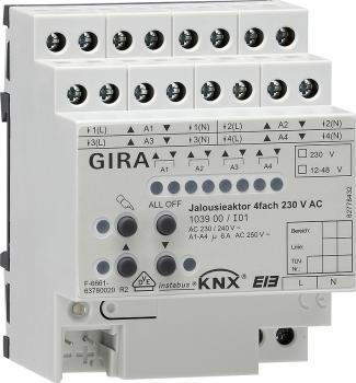 Gira Jalousieaktor 4fach 230V AC KNX EIB REG 103900