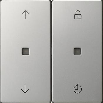 Gira S3000 Bedienaufs. Memory System 55 Edelstahl 5363600