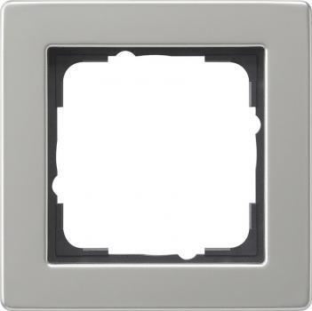 Gira Abdeckrahmen 1f Gira E2 Edelstahl 021133