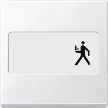 Merten Wippe mit Schriftfeld, polarweiß, System M 434319