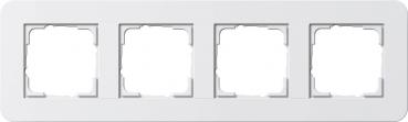 Gira Abdeckrahmen 4f Gira E3 Reinwei§/Reinwei§ 0214410
