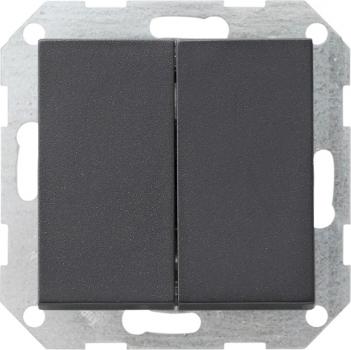 Gira Tastschalter Serien gerade System 55 Anthrazit 286028