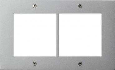 Gira Designrahmen 2f TŸrstation AP Gira TX_44 F Alu 850265