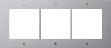 Gira Designrahmen 3f TŸrstation AP Gira TX_44 F Alu 850365